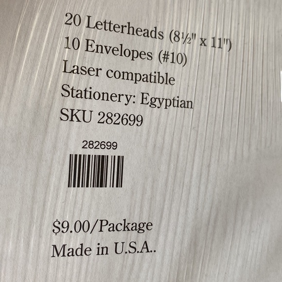 Vintage Stationary Egyptian Egypt Set 10 Letterheads Envelopes Penpal - Picture 9 of 9